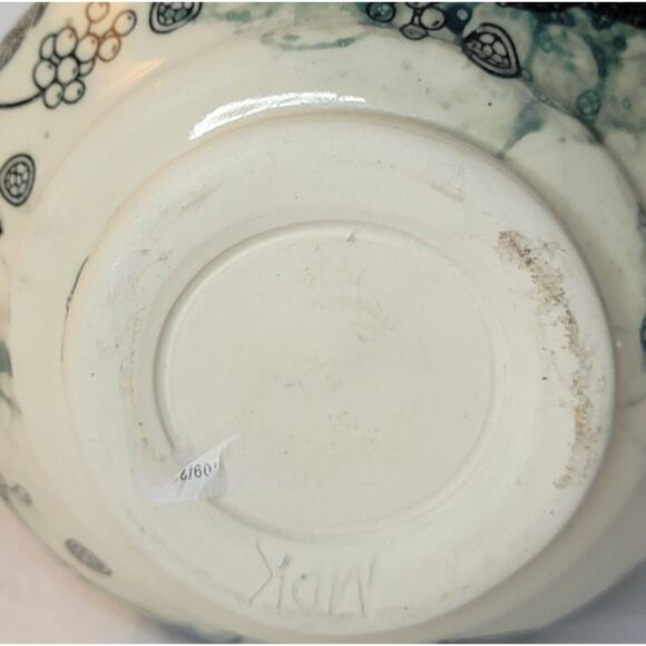 Artisan Pottery Chawan Style Cup Decorated In & Out Signed MPK - Picture 9 of 9